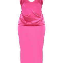 Robe Longue Satinée Rose Sucré à Bretelles Croisées Et Découpes -Jolie Vêtue Soldes Magasin 9d9ff6dcaf2648e1ca05258ef37589cb0f4772b3 cnd7574 5