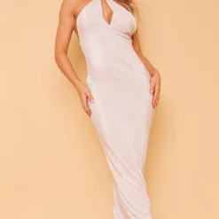 Robe Longue Plissée Gris Pierre à Dos Nu Et Liens Noués -Jolie Vêtue Soldes Magasin 9f5825a97ef9bb5dc6ec8f6e8507579a1653dbf9 cne3010 1