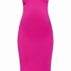 Maternité Robe Longue De Grossesse Côtelée Rose à Bretelles Détail Contours -Jolie Vêtue Soldes Magasin 9ff73fcdab0ad3ce4ff85736daa596069add3a74 cmw9032 6