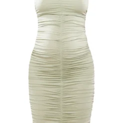 Maternité Robe De Grossesse Mi-longue En Jersey Vert Sauge à Décolleté Et Fronces Détail Contours -Jolie Vêtue Soldes Magasin a04052ddd3a2bba1f86e1531d281367f5c7c3969 cne4968 5