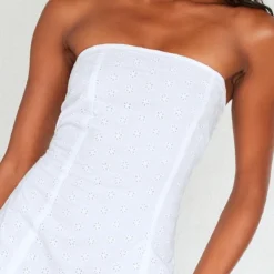 Robe Moulante Bustier En Broderie Anglaise Blanche -Jolie Vêtue Soldes Magasin a0ce3569dce1fee17b0751202dc557836820282f cnd5896 4