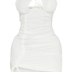 Shape Robe Moulante En Maille Crème à Côté Froncé Et Détail Bonnets -Jolie Vêtue Soldes Magasin a1352569d3943c7507e7d2f63b8a0da2da196ac1 cms4175 5