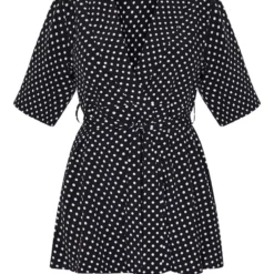 Robe Rétro Noire à Pois -Jolie Vêtue Soldes Magasin a144d0e4b017a0fb1ffcb9607dbccf116ae920cd imt1425 5