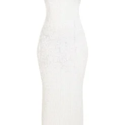 Tall Robe Longue Texturée Blanc Cassé à Bretelles -Jolie Vêtue Soldes Magasin a284fb3aaf5ba23900fdaead6a3e20ac972eaea4 cnd6770 5