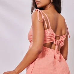 Robe Droite Pêche Effet Lin Découpée à Dos Noué 10 Robe Droite Pêche Effet Lin Découpée à Dos Noué -Jolie Vêtue Soldes Magasin a30f0a199f14383395d9efda05f2c2b03a0428b9 cne6481 4