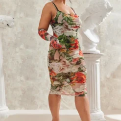 Plus Robe Mi-longue Fleurie En Mesh Multicolore 9 Plus Robe Mi-longue Fleurie En Mesh Multicolore -Jolie Vêtue Soldes Magasin a310d0a26e10574e13aa1311d894e5c4e66b0d48 cnd3514 3