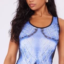 Robe Moulante à Imprimé Nu Bleu Et Bretelles 10 Robe Moulante à Imprimé Nu Bleu Et Bretelles -Jolie Vêtue Soldes Magasin a390746bd3ba12a051d5cc82688d34873b52be29 cne2709 4