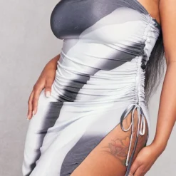 Shape Mini Robe Bustier Très Moulante Noire à Imprimé Et Fronces Sur Le Côté -Jolie Vêtue Soldes Magasin a3dd68ad8da1b1aac311e488e28bfaedaaee6cd6 cne3528 4