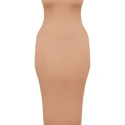 Shape Robe Longue En Coton Camel Découpé Devant à Manches Courtes -Jolie Vêtue Soldes Magasin a41946332bc7f47cda2df59dbacbe4bb438cc7f3 cnd7492 5