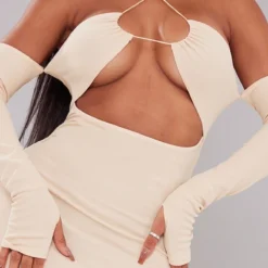 Shape Robe Longue Côtelée Douce Gris Pierre à Col Bardot Nouée Sur Le Devant -Jolie Vêtue Soldes Magasin a48be4d46de8aa50393f89a7c9b32458a54a1f45 cmy0757 5