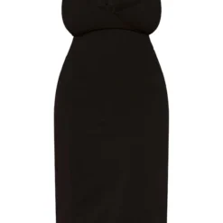 Plus Robe Mi-longue Noire à Bretelles Et Lanières -Jolie Vêtue Soldes Magasin a4aa08791c87a46827a9d0e6214927032966e7bc cna0078 6