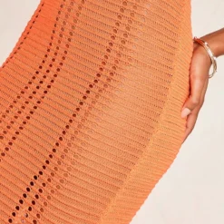 Robe Mi-longue En Maille Crochet Orange Brûlé Fleurie -Jolie Vêtue Soldes Magasin a5346402be6399ac95ce17dc0931c8f0a0cd0bf5 cnc8735 4