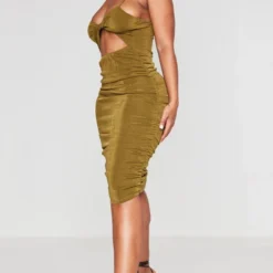 Shape Robe Mi-longue Moulante Vert Olive Torsadée En Acétate Froncé -Jolie Vêtue Soldes Magasin a5a9a36502826ee02770995418b2952190ac35a4 cnc8662 3