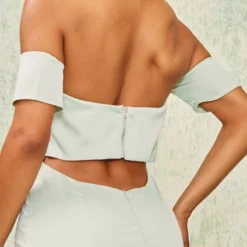 Robe-corset Longue Vert Sauge à Dos Nu Découpé Et Col Bardo 10 Robe-corset Longue Vert Sauge à Dos Nu Découpé Et Col Bardo -Jolie Vêtue Soldes Magasin a7b3925ecb2712415cf3383be2f7bedcc71e003f cne2935 4