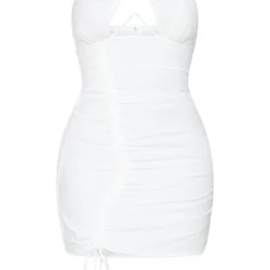 Shape Robe Moulante En Maille Crème à Côté Froncé Et Détail Bonnets -Jolie Vêtue Soldes Magasin a8d4e580daa39848908f64532928ef4cdfe9296b cms4175 6