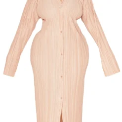 Plus Robe Chemise Mi-longue Oversize Gris Pierre Plissée -Jolie Vêtue Soldes Magasin a9bc40adf338419cbcd87f8b8040c7a74580c88e cnd2866 5