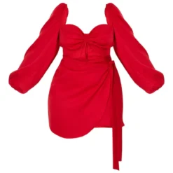 Plus Robe Moulante Découpée Froncée Rouge 9 Plus Robe Moulante Découpée Froncée Rouge -Jolie Vêtue Soldes Magasin a9bf34f7e31eeacdb744f349705bd3ae30589b68 IMT0915 3