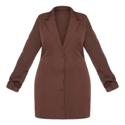 Plus Robe Blazer Chocolat à Manches Longues 11 Plus Robe Blazer Chocolat à Manches Longues -Jolie Vêtue Soldes Magasin ac2a21827cc34d0836bbc9d2444052c181ac3cdb cmt7780 6