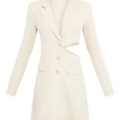 Tall Robe Blazer Blanc Cassé Découpée -Jolie Vêtue Soldes Magasin ac4d4d8e50df10d6c3e6175fc2644b4f09eb0fc8 cnb9795 5