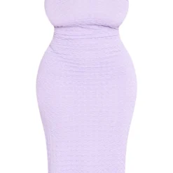 Plus Robe Mi-longue Lilas Effet Bulle Texturée Asymétrique -Jolie Vêtue Soldes Magasin ac82fe2440096fb84e39a06b13d3b175373c9f33 cne4148 5