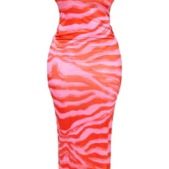 Shape Robe Longue Imprimée Zèbre Rose à Dos échancré -Jolie Vêtue Soldes Magasin ae80fdf432e46892fc12f567295b6e90e4e316a2 cne9303 5