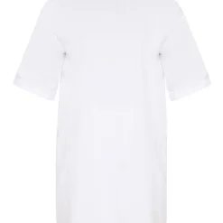 Robe T-shirt Boyfriend Oversize Blanche -Jolie Vêtue Soldes Magasin b0bceadfa43c8325ef5502604614822bab4753d4 CMS1114 5