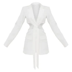 Robe Blazer Blanche Décolletée Découpée à Détail Noué 11 Robe Blazer Blanche Décolletée Découpée à Détail Noué -Jolie Vêtue Soldes Magasin b0d87a7b89b7c76d51443adeab977a3b7bbe3051 cnd2333 5