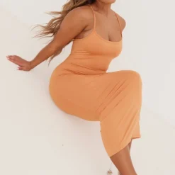 Shape Robe Longue Douce Argile Sans Coutures -Jolie Vêtue Soldes Magasin b137e724e33d5cb597218cf0e421a3345cba79b4 cnd2508 3