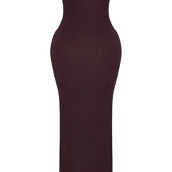 Logic Shape Robe Longue En Jersey Chocolat à Bretelles -Jolie Vêtue Soldes Magasin b1b806c067de3d34e439e96c2e75b12a53e5178b cna8682 5