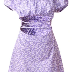 Robe Droite Découpée Violette Imprimé Fleuri à Manches Bouffantes Et Bretelles -Jolie Vêtue Soldes Magasin b2f18ecaaad3a80fcfcdd6f464a9a4a4a71a88ae cnd5485 5