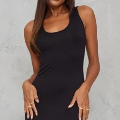 Basic Robe Maxi Noire -Jolie Vêtue Soldes Magasin b385655ecfbff3e3fd77e86203ea6910aba3c0d0 clt0989 4