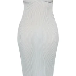 Shape Robe Longue Asymétrique Grise Transparente Côtelée Douce -Jolie Vêtue Soldes Magasin b3c7e2e864ffea16913a249d42c0c38a1efccd62 cne3636 5