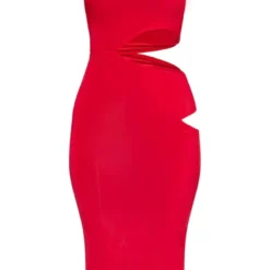 Robe Longue Moulante Rouge à Lanières Et Découpes -Jolie Vêtue Soldes Magasin b3f93308405caa16453371cf821f2abaad9718fe cnd2282 5