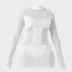 Shape Robe Moulante En Maille Tricot Blanche à Parties Contrastantes 11 Shape Robe Moulante En Maille Tricot Blanche à Parties Contrastantes -Jolie Vêtue Soldes Magasin b56f77b94b11fdc6e3abf8d183941cbe63f54295 cne0389 5