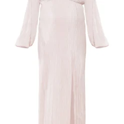 Maternité Robe De Grossesse Longue Plissée Champagne à Fente -Jolie Vêtue Soldes Magasin b62eb3d78d901e6a4cc81d5b14b4d95dddf49072 cnd3091 5