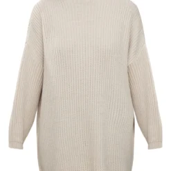 Robe Pull Avoine En Maille Côtelée à Col Roulé -Jolie Vêtue Soldes Magasin b718ff04a9386e8cc99df2051e585ea4c8a44c47 cnc0945 5