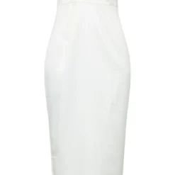 Robe Longue Satinée Crème à Détail Bonnets Torsadés -Jolie Vêtue Soldes Magasin bc5ce7465b6ad53b5e82e67b8f57c5b0353b3c15 cnc9984 5