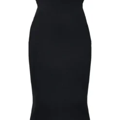Robe Mi-longue Bustier Côtelée Noire à Armatures -Jolie Vêtue Soldes Magasin bd28e46aebca8c1da75d413e1e4d1aa9ae40c9c3 cnd2292 5