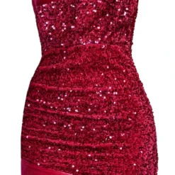 Robe Bustier Moulante En Velours Rose Vif à Sequins -Jolie Vêtue Soldes Magasin bee8287c4ebf20ba9845f46733d3f337cc6d644a cnb7412 5