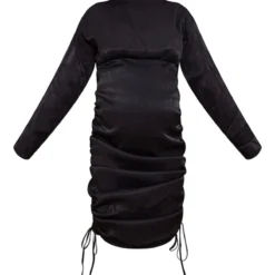 Maternité Robe Moulante De Grossesse Noire Plissée à Côté Froncé 11 Maternité Robe Moulante De Grossesse Noire Plissée à Côté Froncé -Jolie Vêtue Soldes Magasin bff722460e23947115975ed9ed71136375b61dd8 cna9486 5