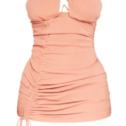 Shape Robe Moulante En Maille Rouille à Côté Froncé Et Détail Bonnets -Jolie Vêtue Soldes Magasin c02a4a516e0d07080dba2679b93ebb9f7fed77cc cms4174 5