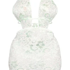 Shape Mini Robe En Dentelle Vert Citron à Décolleté Plongeant -Jolie Vêtue Soldes Magasin c11e3619cd2f32abb0479901914404c6d97bb1d0 cne0403 5