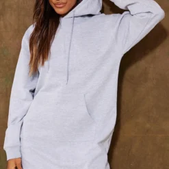 Robe Pull En Sweat à Capuche Gris Chiné à Poches 9 Robe Pull En Sweat à Capuche Gris Chiné à Poches -Jolie Vêtue Soldes Magasin c33a8ed864c35316382cd1d37e0f4d17ba5861b8 cnc3462 3