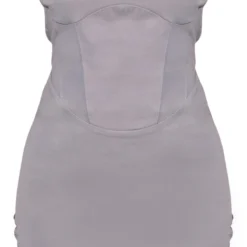 Petite Robe Moulante Grise Cintrée à Lacets -Jolie Vêtue Soldes Magasin c4256458aaffe2696ab7a8d2b4ac0c45323c7cb1 cnb9887 5