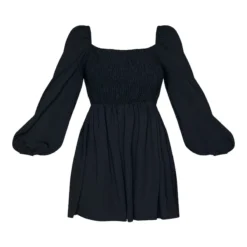 Petite Robe Babydoll Noir Profond -Jolie Vêtue Soldes Magasin c4575402393e4f15ea2ff406a71ad472d0c7b210 cmr0950 6