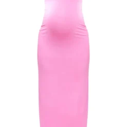 Logic Maternité Robe De Grossesse Longue Rose Vif à Col Rond -Jolie Vêtue Soldes Magasin c4aa1ee3a9dd1766b612952d162cd35590eb5c94 cnf2316 5