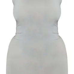 Shape Robe Très Moulante Argentée Sans Manches à Col Droit -Jolie Vêtue Soldes Magasin c7472b755f137885636af394c61ed954c0e09cd1 cnc8799 5