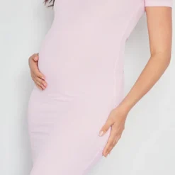 Maternité Robe De Grossesse Mi-longue Rose Tendre Côtelée à Col Ras-du-cou 10 Maternité Robe De Grossesse Mi-longue Rose Tendre Côtelée à Col Ras-du-cou -Jolie Vêtue Soldes Magasin c7552814e2f69386622440d0f0e8eb9ff1e25d83 cnd7201 4