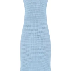 Robe Mi-longue Dos Nu En Maille Tricot Texturée Bleu Vif -Jolie Vêtue Soldes Magasin c7d73f2449c7cfe059b377b9954d1d8783e6971e cnd7438 5