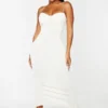Shape Robe Longue Plissée Crème à Bretelles Et Détail Bonnets -Jolie Vêtue Soldes Magasin c87862844f313d0452f91eec77eb783d04cb3988 cmo5092 1